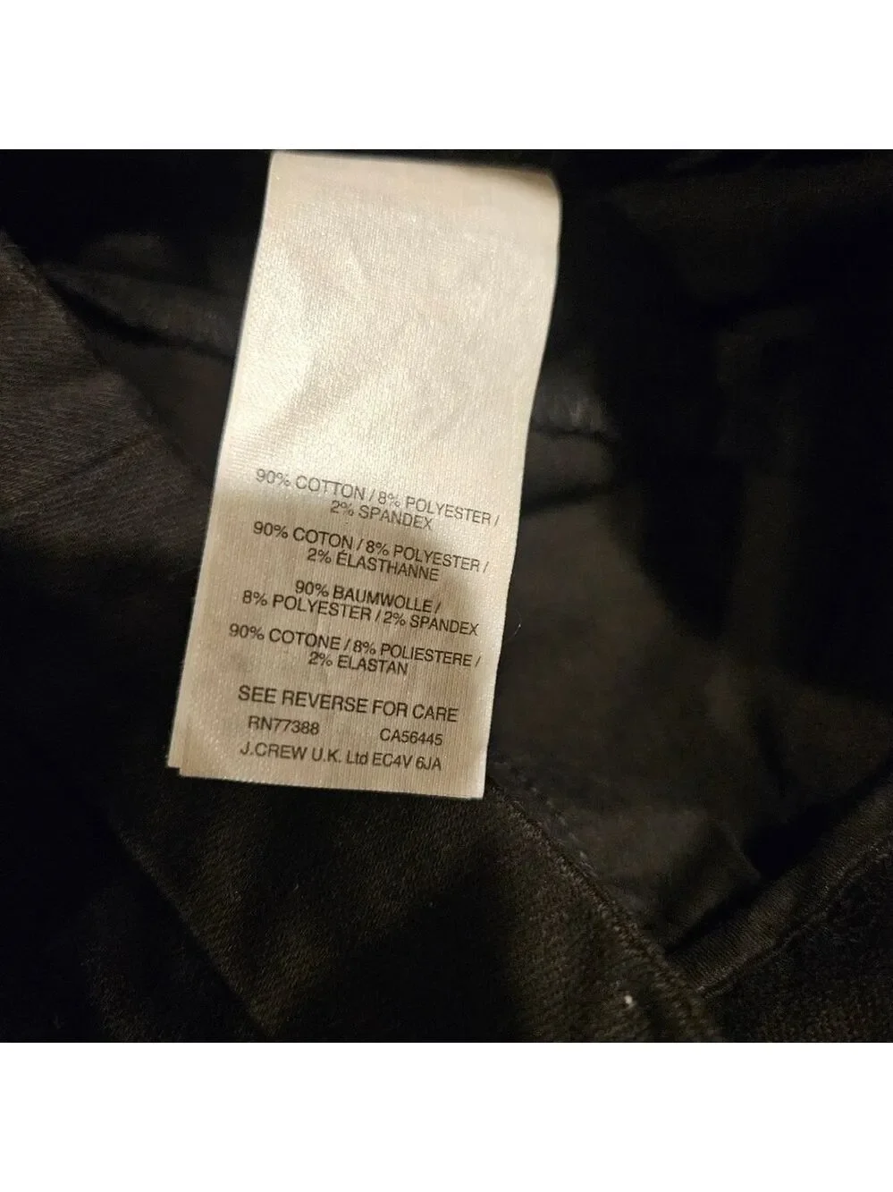 J. Crew NWT Women's Dannie Black pants with Rear Zipper, Size 2